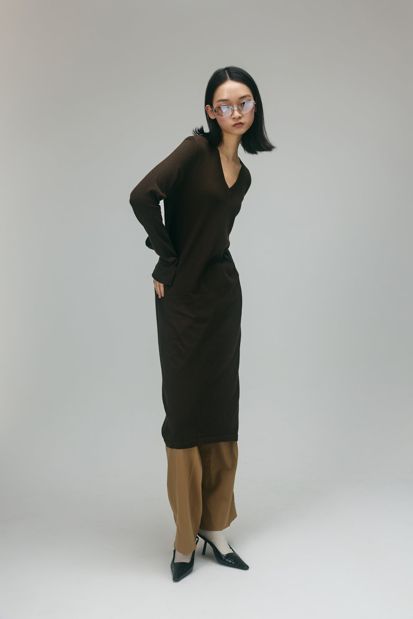 Maison Margiela Cashmere Midi Dress