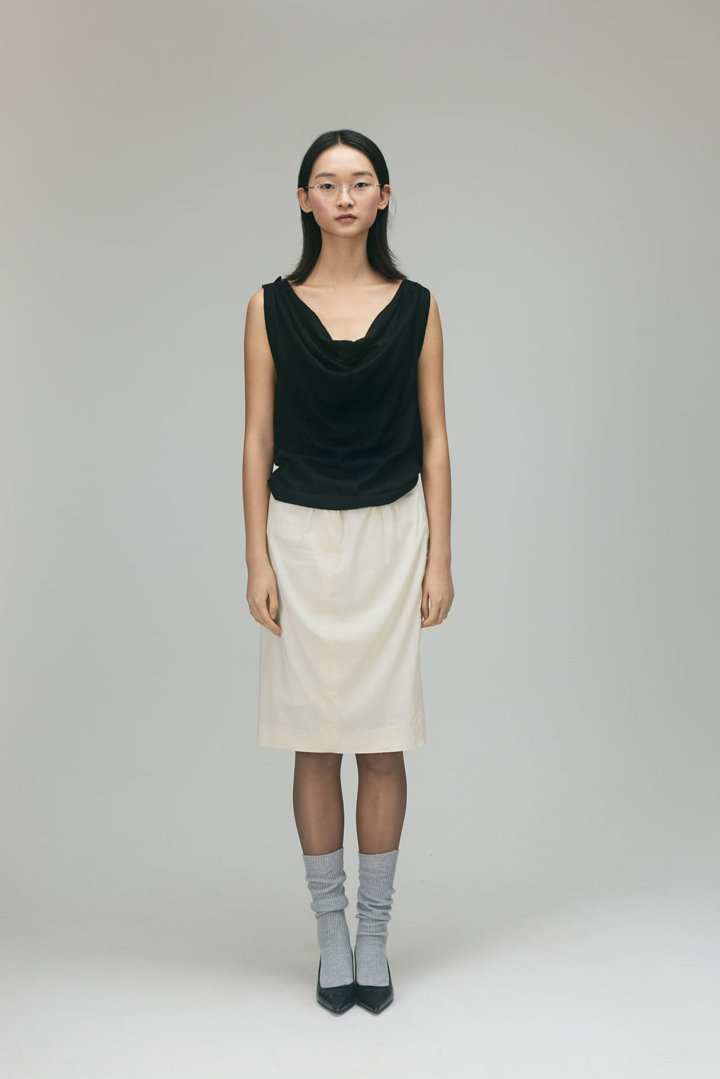 Yves Saint Laurent Cashmere V-Neck Top