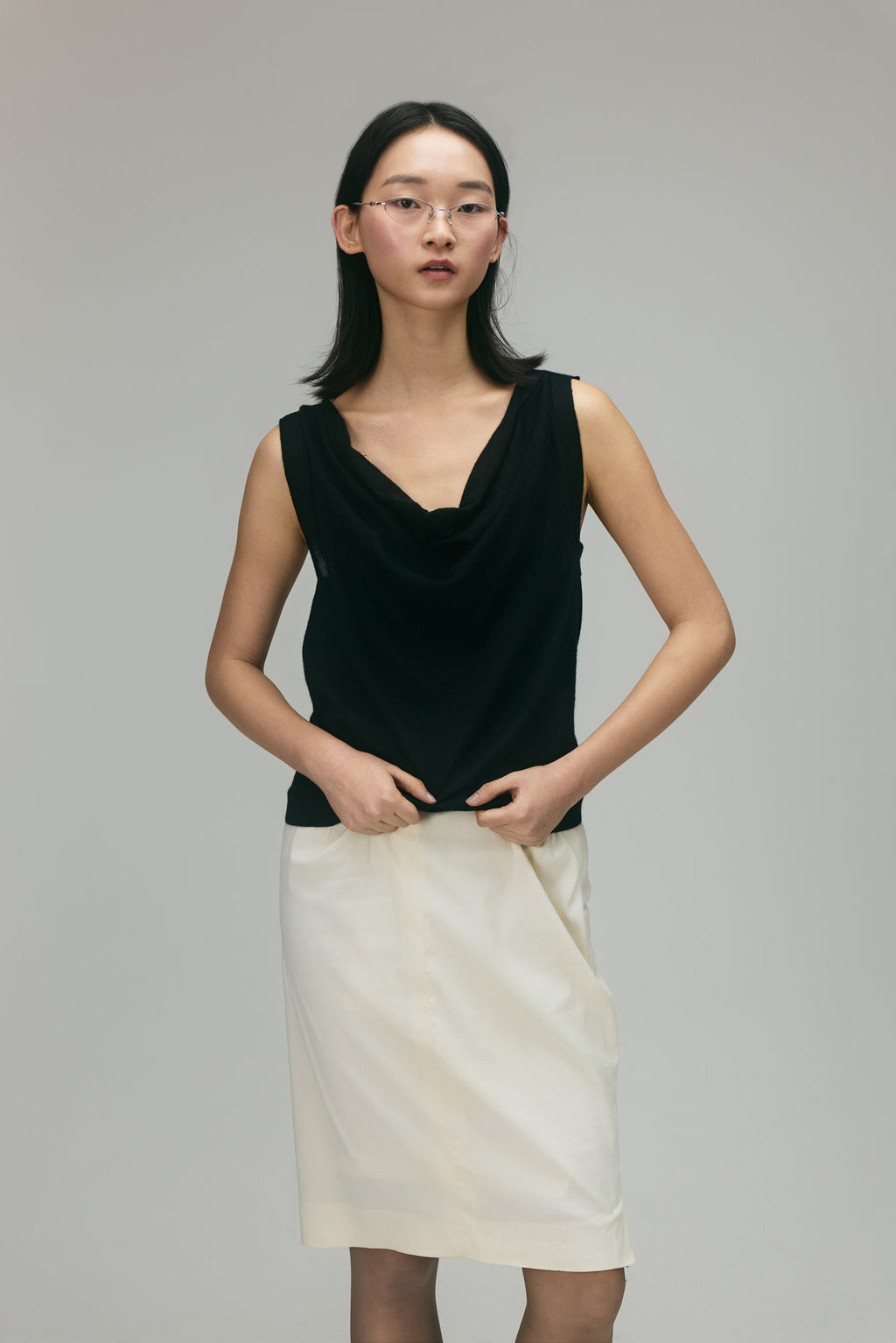 Yves Saint Laurent Cashmere V-Neck Top