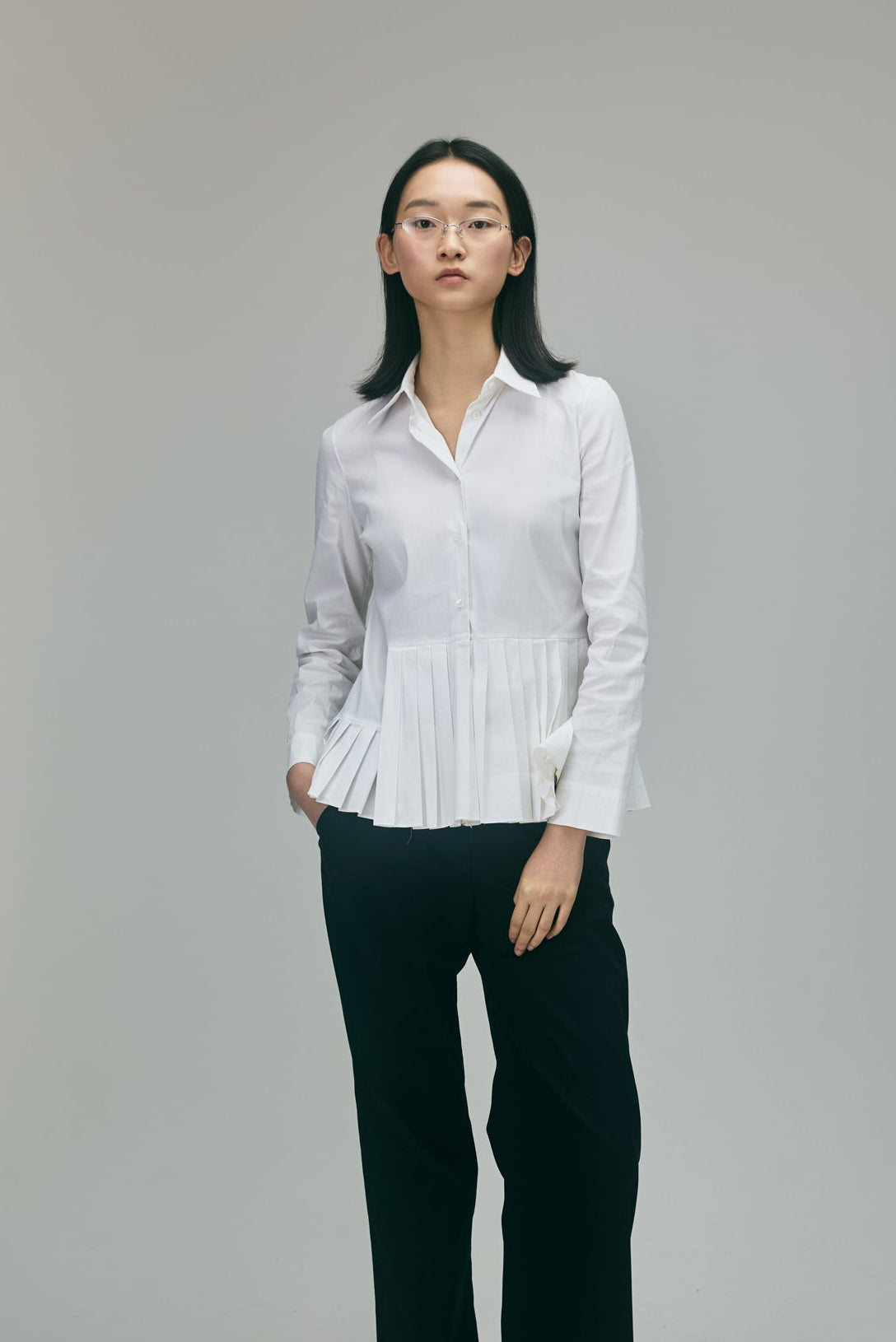 Christian Dior Knife Pleated Shirt