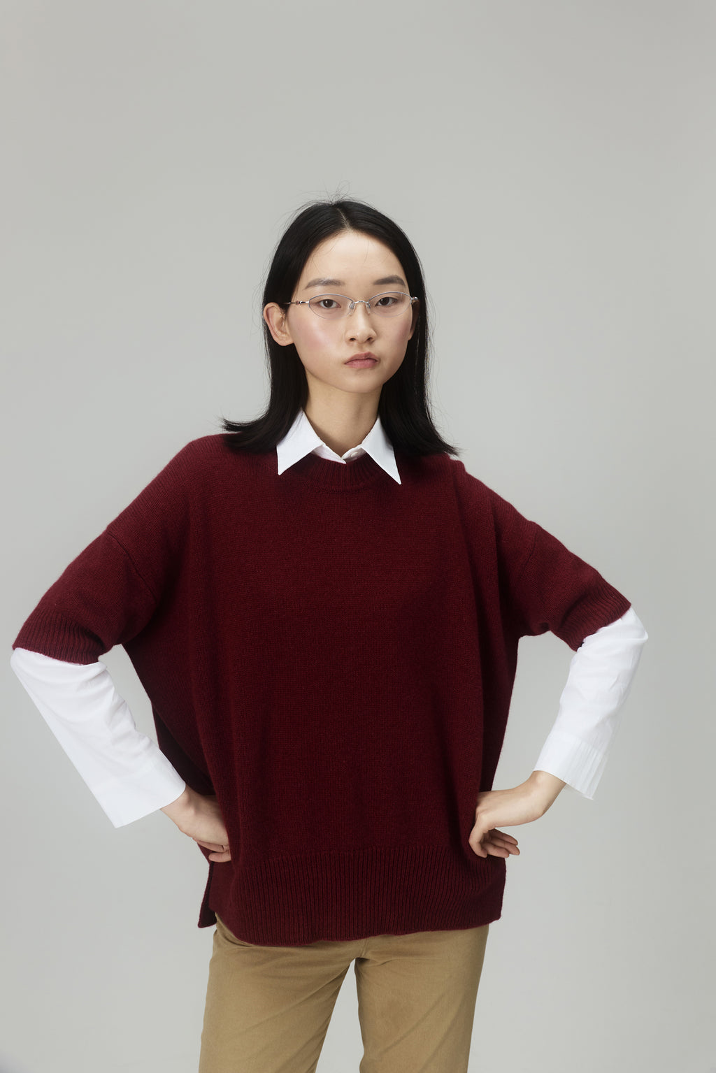 Jil Sander Cashmere Mock Neck Sweater