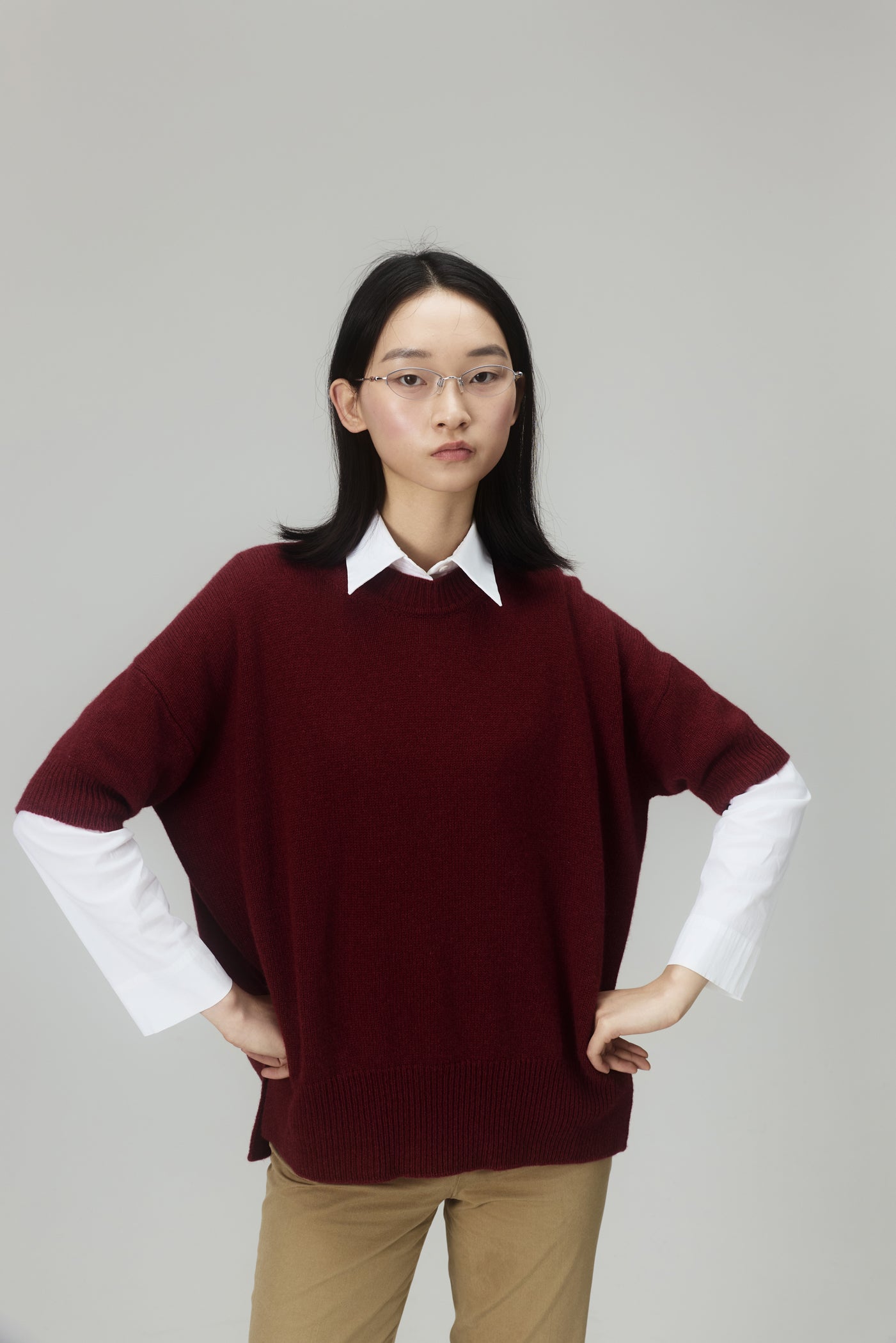 Jil Sander Cashmere Mock Neck Sweater
