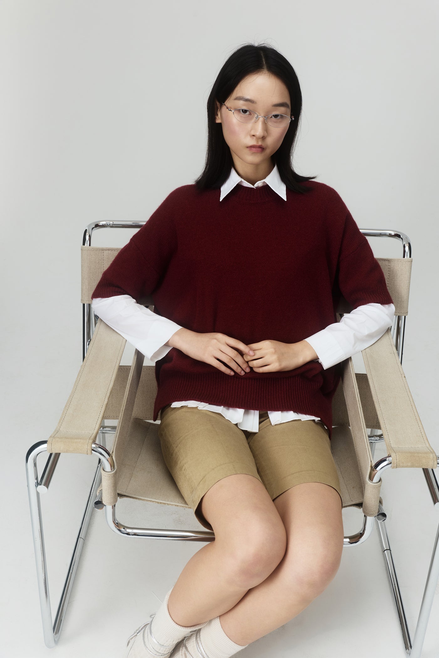 Jil Sander Cashmere Mock Neck Sweater