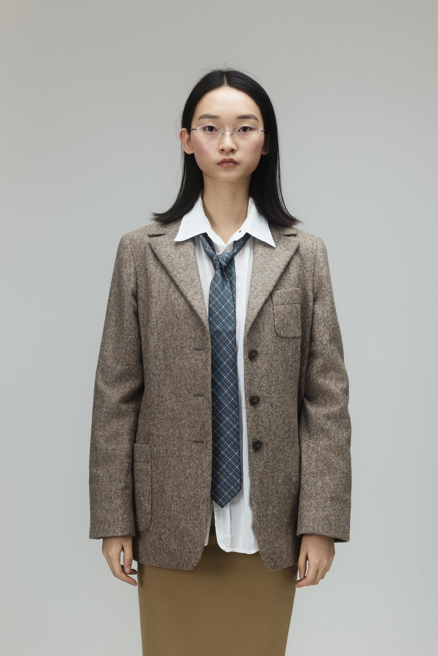 Jil Sander Alpaca Wool Blazer
