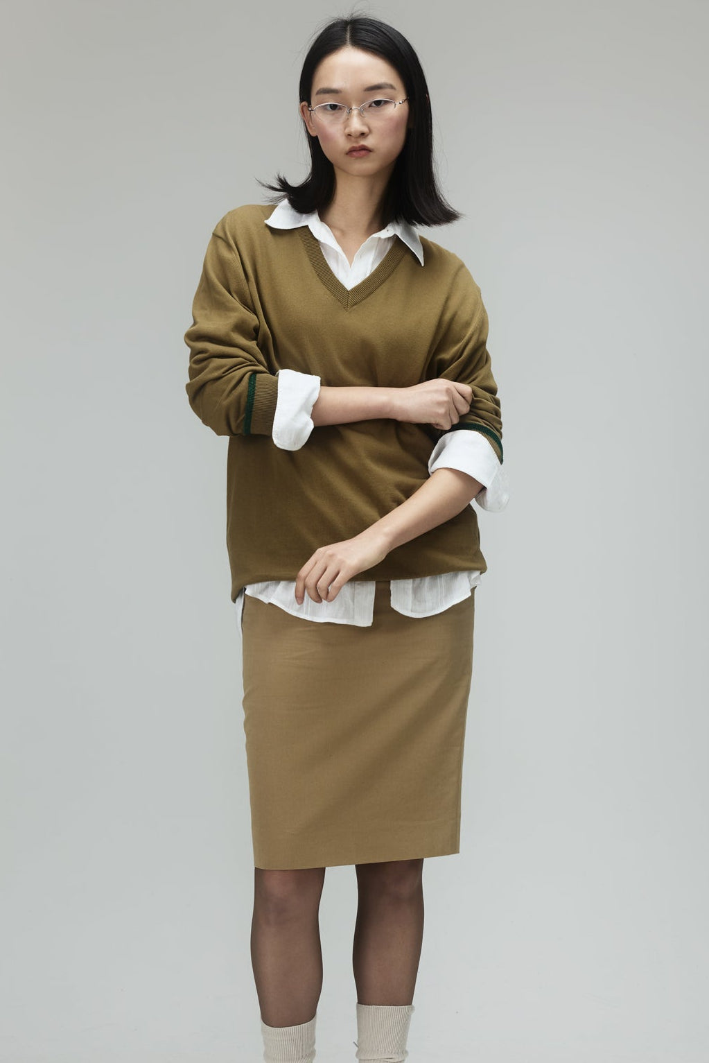 Yves Saint Laurent Pleated Skirt